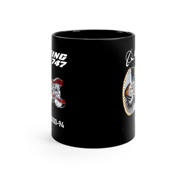 BOEING 747 DESIGNED MUG Printify